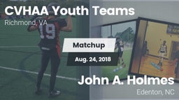 Matchup: CVHAA Youth Teams vs. John A. Holmes  2018