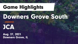 Downers Grove South  vs JCA Game Highlights - Aug. 27, 2021