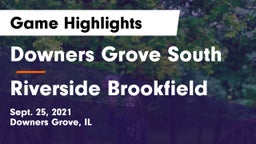 Downers Grove South  vs Riverside Brookfield Game Highlights - Sept. 25, 2021