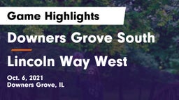 Downers Grove South  vs Lincoln Way West Game Highlights - Oct. 6, 2021