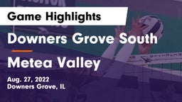 Downers Grove South  vs Metea Valley  Game Highlights - Aug. 27, 2022