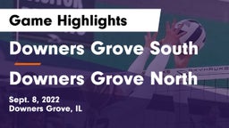 Downers Grove South  vs Downers Grove North  Game Highlights - Sept. 8, 2022
