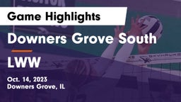 Downers Grove South  vs LWW Game Highlights - Oct. 14, 2023
