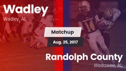 Matchup: Wadley  vs. Randolph County  2017