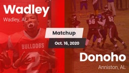 Matchup: Wadley  vs. Donoho  2020