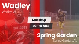 Matchup: Wadley  vs. Spring Garden  2020