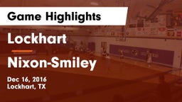 Lockhart  vs Nixon-Smiley  Game Highlights - Dec 16, 2016