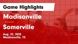 Madisonville  vs Somerville  Game Highlights - Aug. 22, 2020