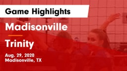 Madisonville  vs Trinity  Game Highlights - Aug. 29, 2020
