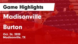 Madisonville  vs Burton  Game Highlights - Oct. 26, 2020