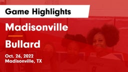 Madisonville  vs Bullard  Game Highlights - Oct. 26, 2022