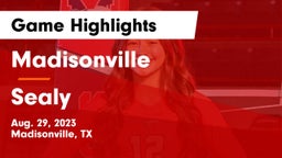 Madisonville  vs Sealy  Game Highlights - Aug. 29, 2023