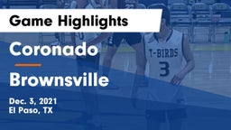 Coronado  vs Brownsville Game Highlights - Dec. 3, 2021