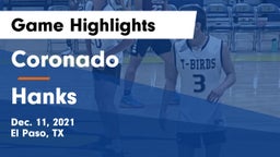 Coronado  vs Hanks Game Highlights - Dec. 11, 2021