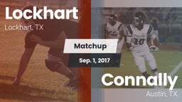 Matchup: Lockhart  vs. Connally  2017