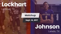 Matchup: Lockhart  vs. Johnson  2017