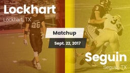 Matchup: Lockhart  vs. Seguin  2017