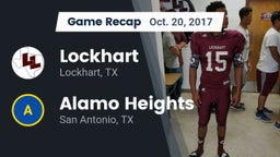 Recap: Lockhart  vs. Alamo Heights  2017