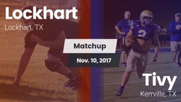 Matchup: Lockhart  vs. Tivy  2017