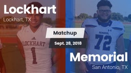 Matchup: Lockhart  vs. Memorial  2018