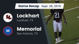 Recap: Lockhart  vs. Memorial  2018