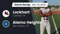 Recap: Lockhart  vs. Alamo Heights  2018