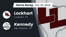 Recap: Lockhart  vs. Kennedy  2018