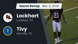 Recap: Lockhart  vs. Tivy  2018