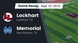 Recap: Lockhart  vs. Memorial  2019