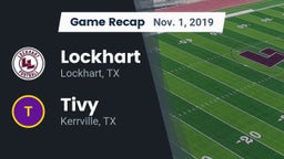 Recap: Lockhart  vs. Tivy  2019