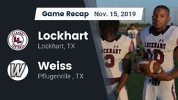 Recap: Lockhart  vs. Weiss  2019