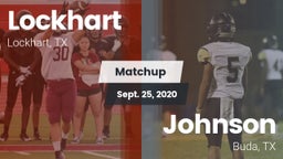 Matchup: Lockhart  vs. Johnson  2020