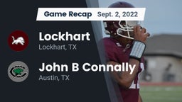 Recap: Lockhart  vs. John B Connally  2022