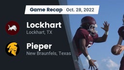 Recap: Lockhart  vs. Pieper  2022