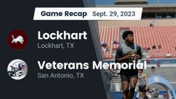 Recap: Lockhart  vs. Veterans Memorial 2023