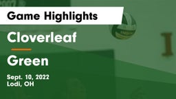 Cloverleaf  vs Green  Game Highlights - Sept. 10, 2022