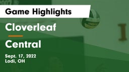 Cloverleaf  vs Central Game Highlights - Sept. 17, 2022