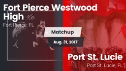 Matchup: Fort Pierce vs. Port St. Lucie  2017