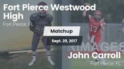 Matchup: Fort Pierce vs. John Carroll  2017