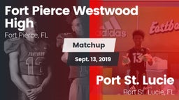 Matchup: Fort Pierce vs. Port St. Lucie  2019