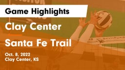Clay Center  vs Santa Fe Trail  Game Highlights - Oct. 8, 2022