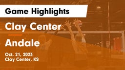 Clay Center  vs Andale  Game Highlights - Oct. 21, 2023