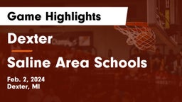 Dexter  vs Saline Area Schools Game Highlights - Feb. 2, 2024