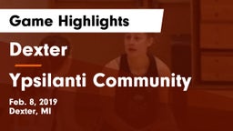 Dexter  vs Ypsilanti Community  Game Highlights - Feb. 8, 2019