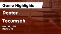 Dexter  vs Tecumseh Game Highlights - Dec. 17, 2019