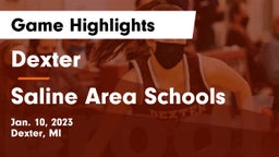Dexter  vs Saline Area Schools Game Highlights - Jan. 10, 2023