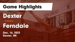 Dexter  vs Ferndale  Game Highlights - Dec. 16, 2023