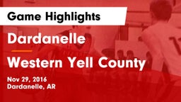 Dardanelle  vs Western Yell County Game Highlights - Nov 29, 2016