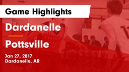 Dardanelle  vs Pottsville  Game Highlights - Jan 27, 2017