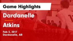 Dardanelle  vs Atkins  Game Highlights - Feb 3, 2017